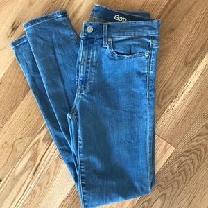 Gap 1969 High Rise True Skinny Jeans Sz 28R
